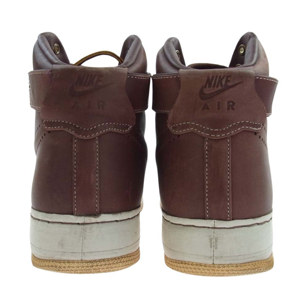NIKE ナイキ 400895-600 AIR FORCE 1 SUPREME HI AF1 エアフォースワン サプリーム スニーカー ブラウン系 26.5cm【中古】