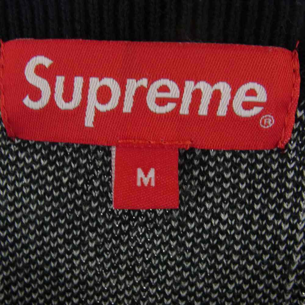 Supreme シュプリーム 13AW Wide Pinstripe Sweater ワイド ピンストライプ セーター ブラック系 M【中古】