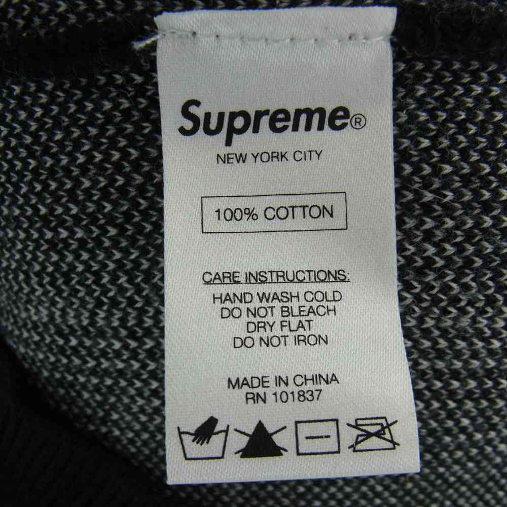 Supreme シュプリーム 13AW Wide Pinstripe Sweater ワイド ピンストライプ セーター ブラック系 M【中古】