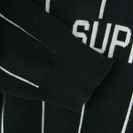 Supreme シュプリーム 13AW Wide Pinstripe Sweater ワイド ピンストライプ セーター ブラック系 M【中古】