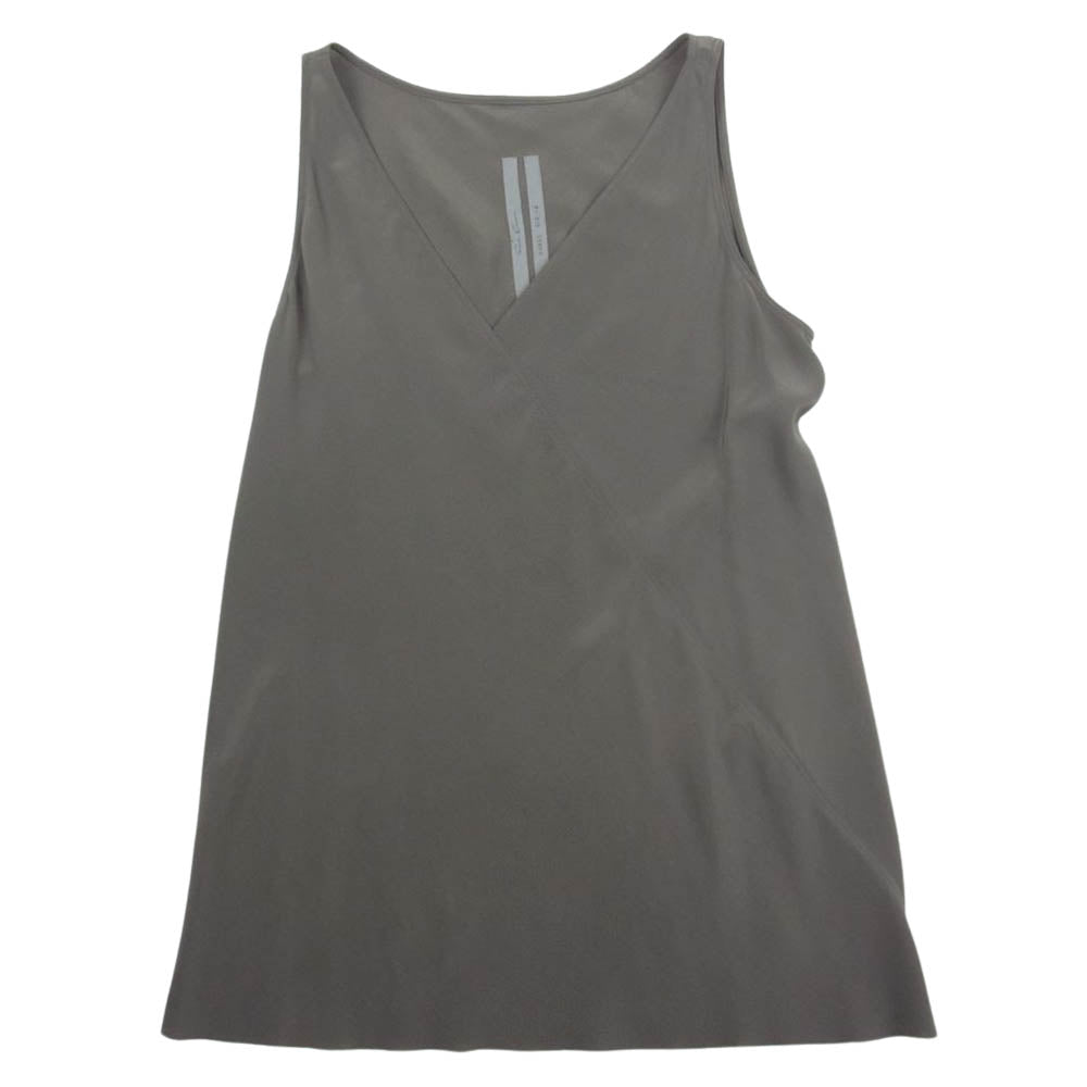 Rick Owens リックオウエンス RP19S6131-SCR シルク タンクトップ キャミソール ブラウン系 34【中古】