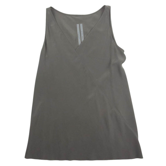 Rick Owens リックオウエンス RP19S6131-SCR シルク タンクトップ キャミソール ブラウン系 34【中古】