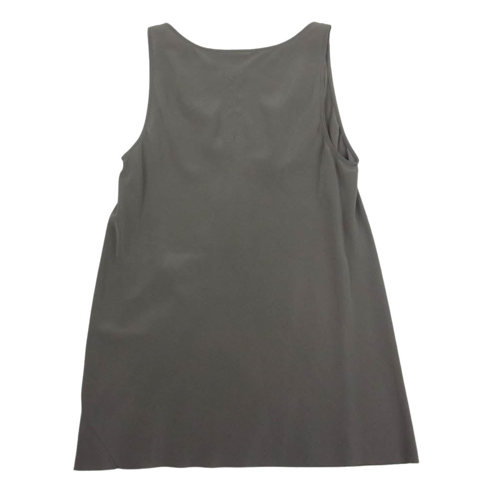 Rick Owens リックオウエンス RP19S6131-SCR シルク タンクトップ キャミソール ブラウン系 34【中古】