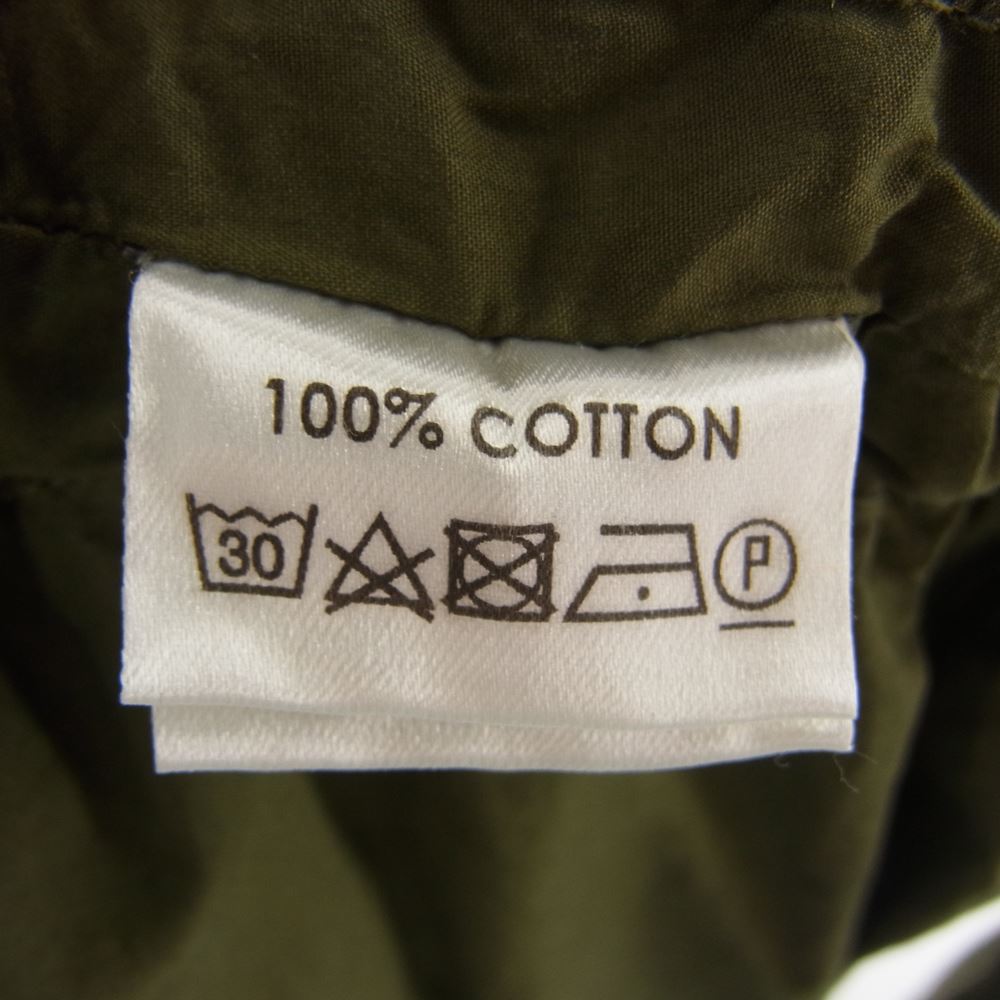 DRIES VAN NOTEN ドリスヴァンノッテン Drim Green Hooded Cotton Dress In Khaki ドリム ミリタリー ワンピース XS カーキ系 XS【中古】