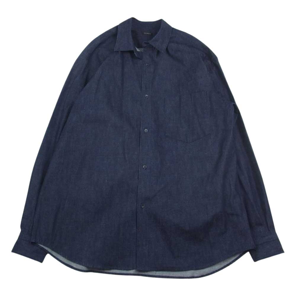 COMOLI コモリ 22AW W03-02004 デニム コモリシャツ インディゴブルー系 2【中古】