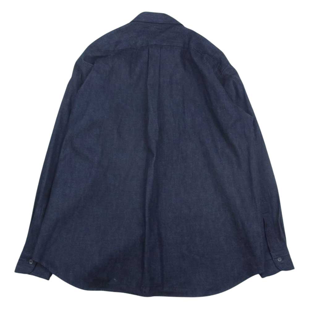 COMOLI コモリ 22AW W03-02004 デニム コモリシャツ インディゴブルー系 2【中古】