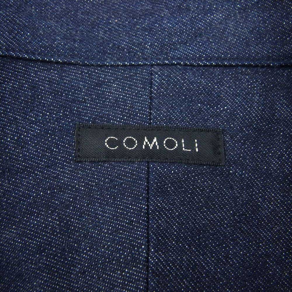 COMOLI コモリ 22AW W03-02004 デニム コモリシャツ インディゴブルー系 2【中古】
