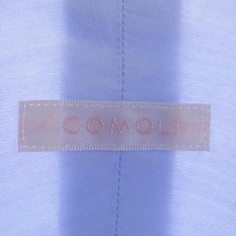 COMOLI コモリ 23SS X01-02001 コモリシャツ SAX サックスブルー