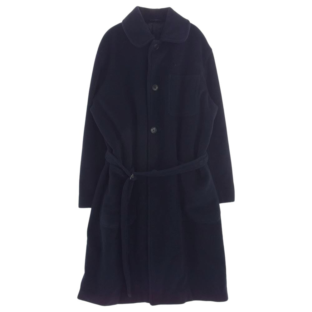 COMOLI コモリ 22AW W03-04014 WOOL MILITARY COAT NAVY ウール ミリタリー コート ネイビー ネイビー系 3【中古】