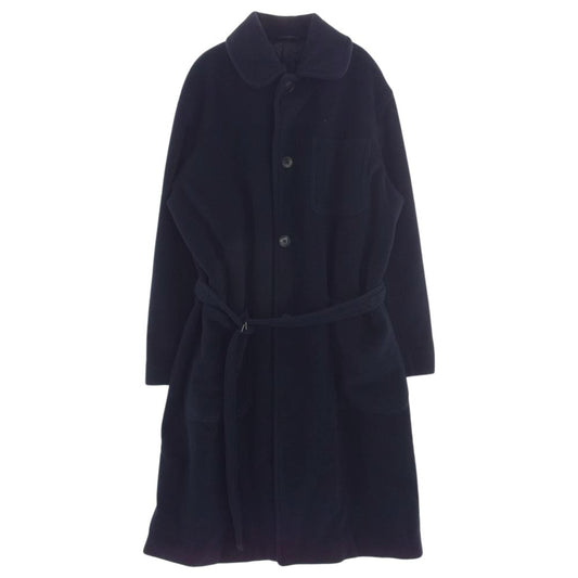COMOLI コモリ 22AW W03-04014 WOOL MILITARY COAT NAVY ウール ミリタリー コート ネイビー ネイビー系 3【中古】