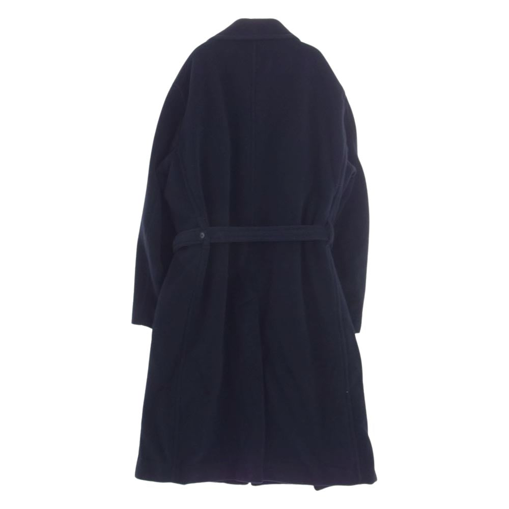 COMOLI コモリ 22AW W03-04014 WOOL MILITARY COAT NAVY ウール ミリタリー コート ネイビー ネイビー系 3【中古】