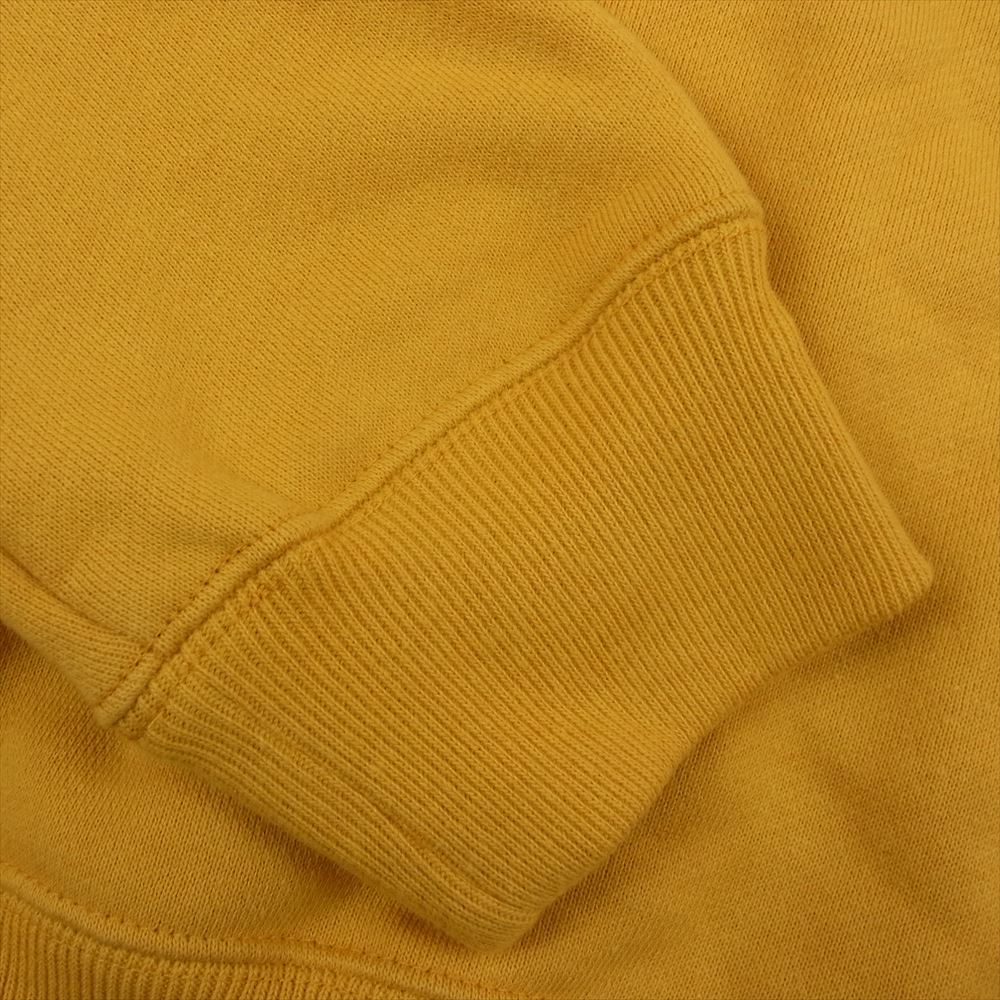 GAVIAL ガヴィル 23AW GVL-23AWT-0595 crew neck sweat “GVLS” フロッキーロゴ クルーネック スウェット トレーナー イエロー イエロー系 M【中古】