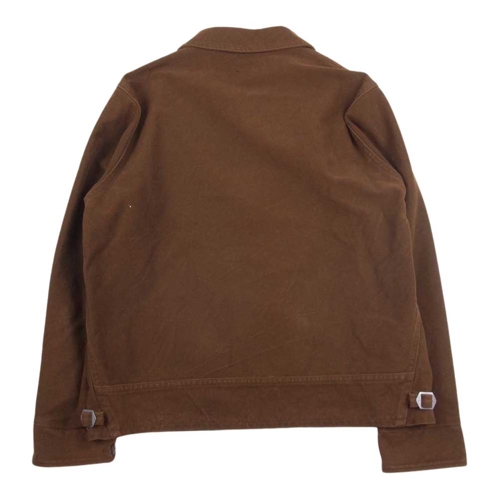 TENDERLOIN テンダーロイン T-MOLESKIN TALON ZIP UP JKT モールスキン ジップアップ ジャケット ブラウン系 L【中古】