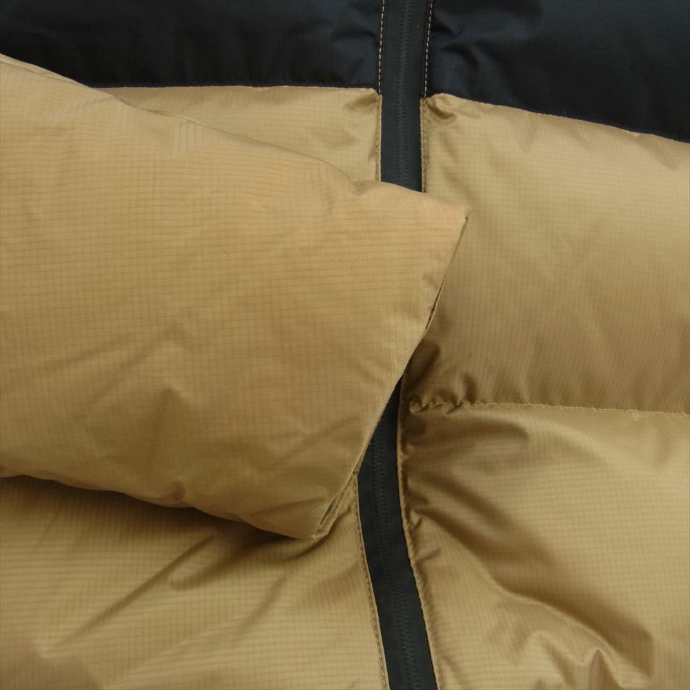 NANGA ナンガ 1929954 KRIFF MAYER クリフメイヤー リップストップ ダウンジャケット ベージュ ベージュ系 ブラック系 L【美品】【中古】