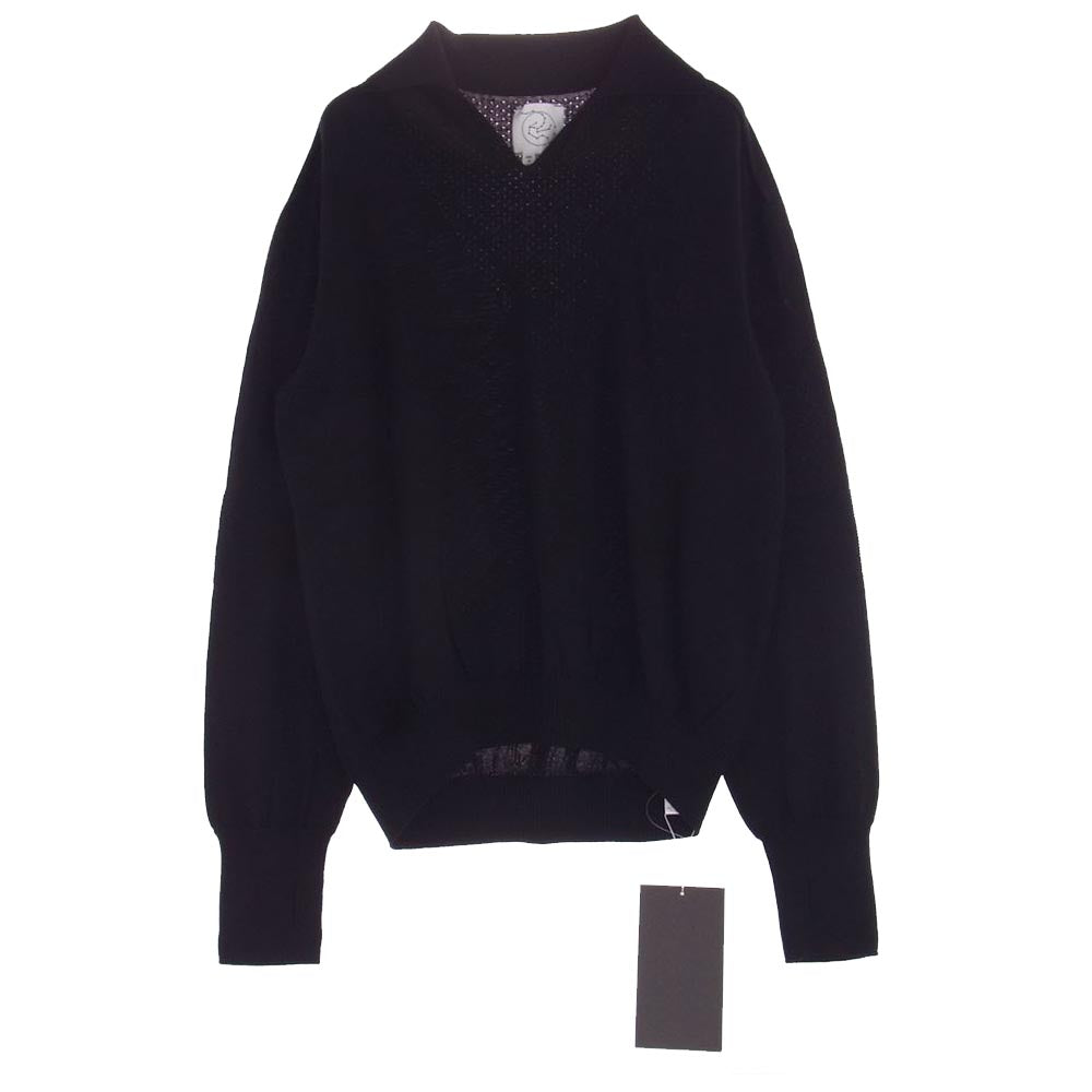 ゴールドウィン GZ32319 Engineered Layer Knit Top エンジニアード レイヤー ニット ブラック系 4【新古品】【未使用】【中古】