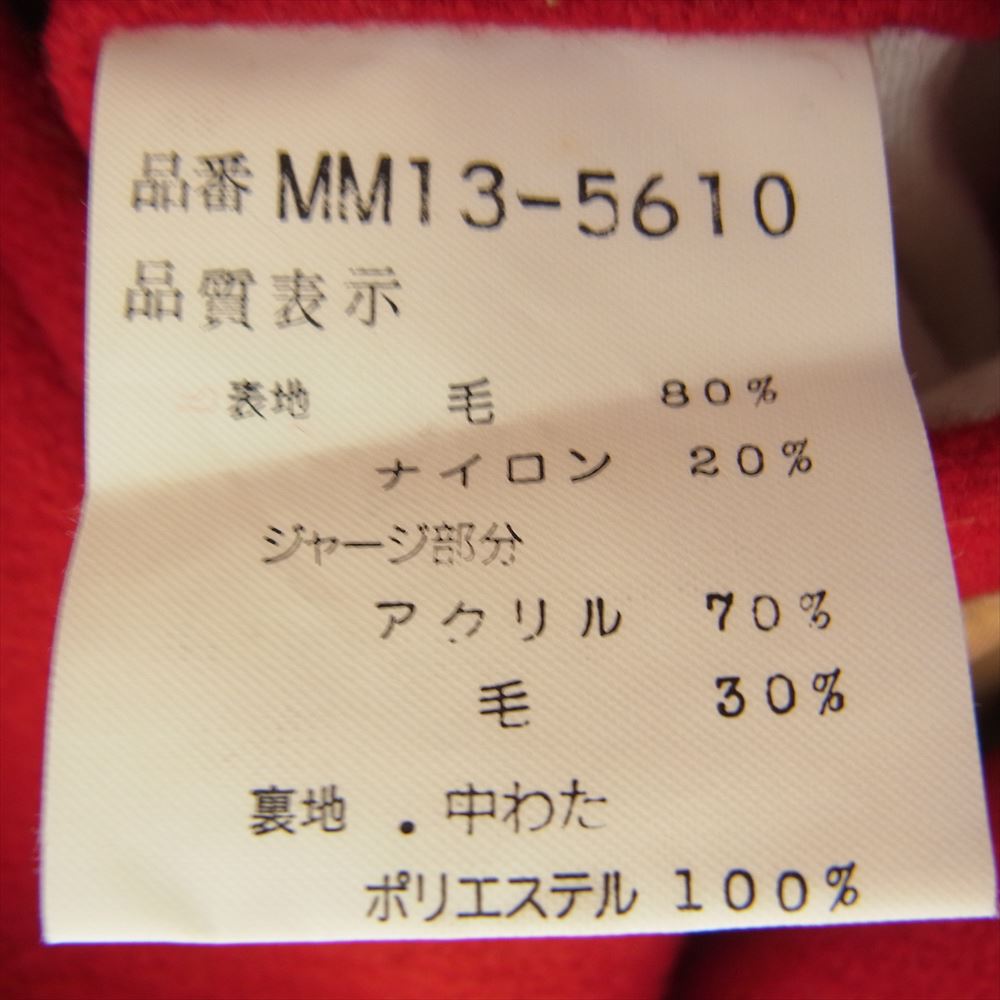 McGregor マックレガー 袖レザー スタジアム ジャケット スタジャン アワードジャケット レッド系 M【中古】