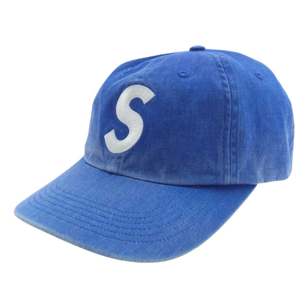 Supreme シュプリーム 20SS Pigment Print S Logo 6-Panel Cap ピグメント Sロゴ キャップ ブルー系【中古】