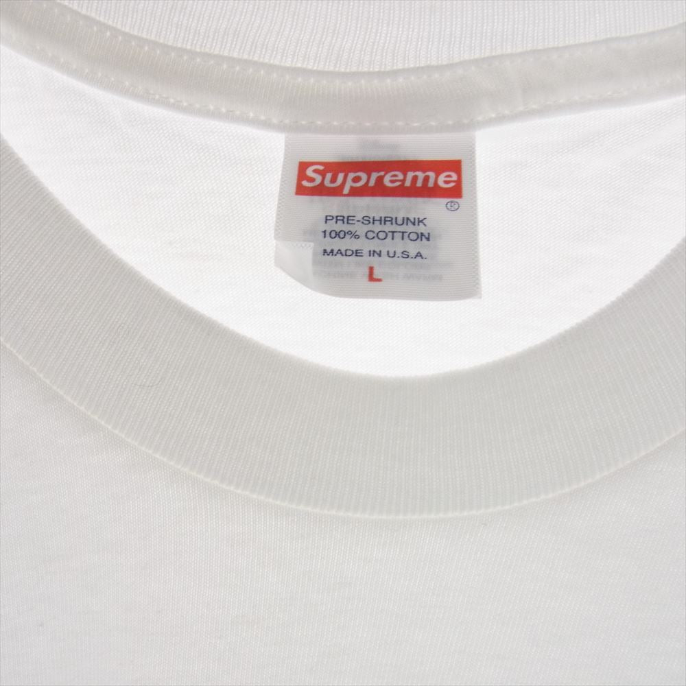 Supreme シュプリーム 23AW Skeleton Tee スケルトン スカル プリント Tシャツ ホワイト系 L【新古品】【未使用】【中古】