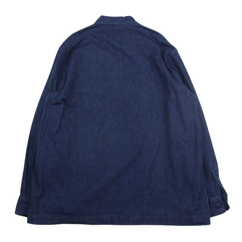 WTAPS ダブルタップス 23SS 231BRDT-SHM01 CBW LS DENIM デニム シャツ ジャケット インディゴブルー系 03【中古】