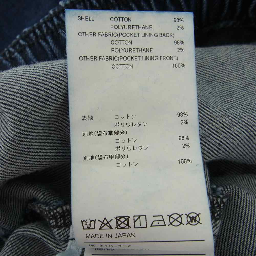 WTAPS ダブルタップス 22AW 222WVDT-PTM03 SEAGULL 01 TROUSERS COTTON デニム イージー トラウザー パンツ インディゴブルー系 X03【中古】