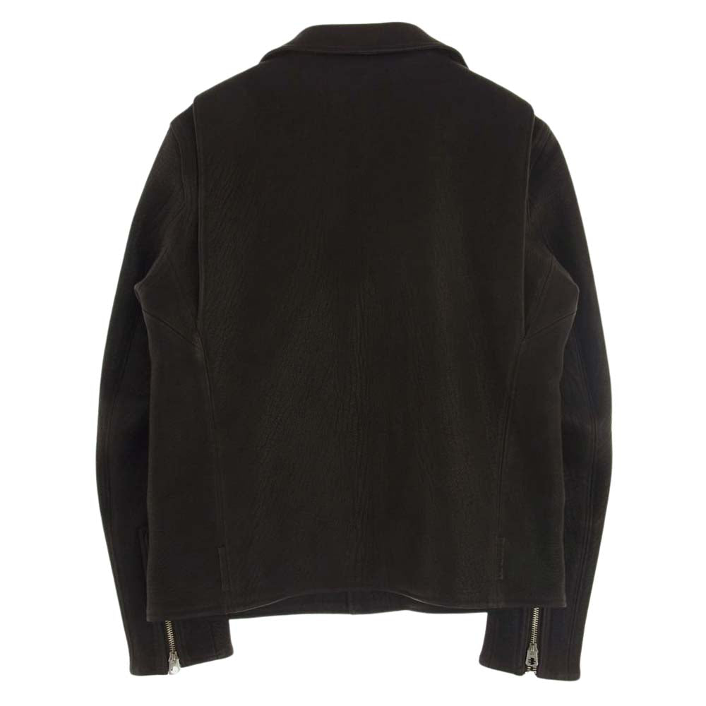 FINE CREEK LEATHERS ファインクリークレザー ACJK045  Leon Custom Deer レオン ディアスキン レザー ジャケット ブラウン系 40【新古品】【未使用】【中古】