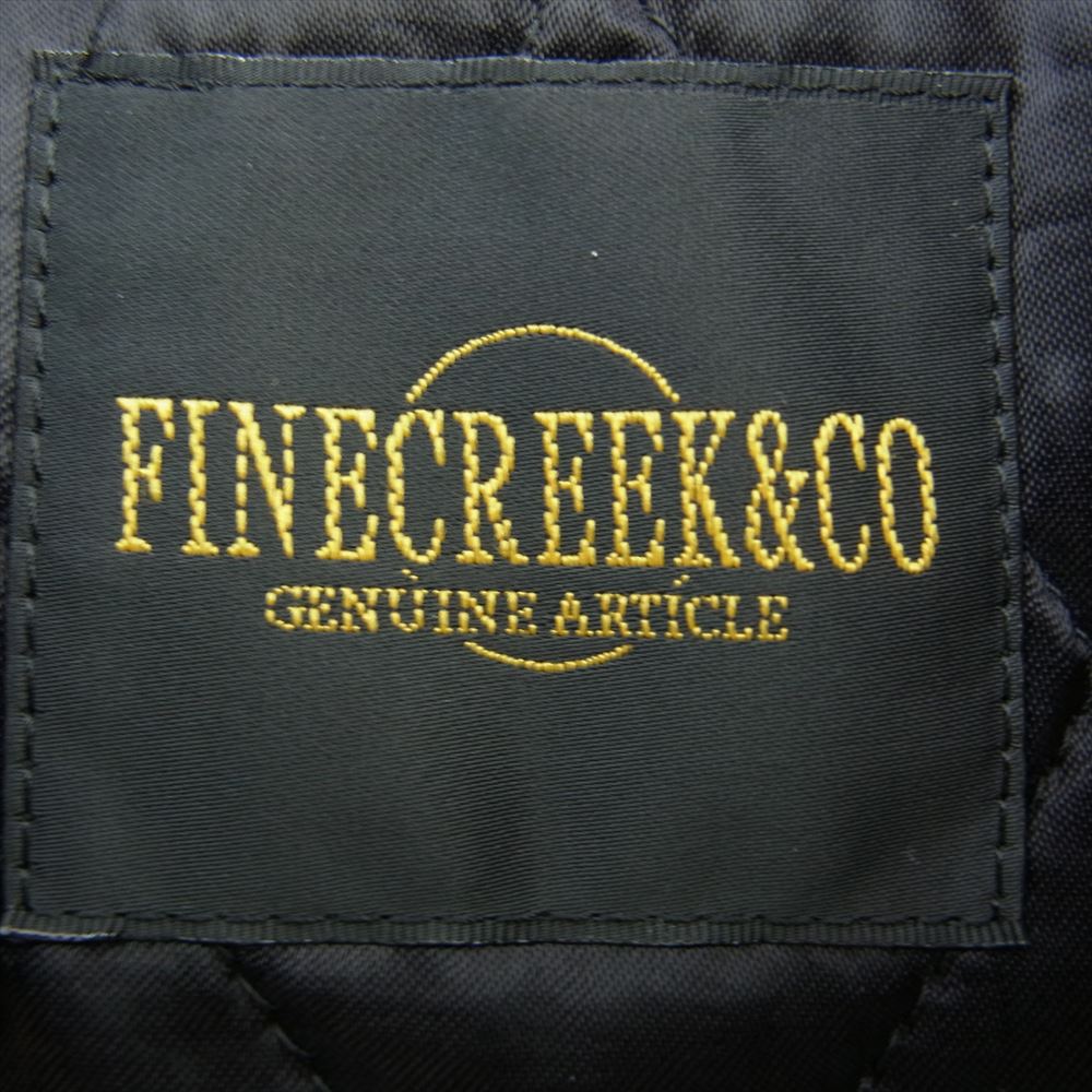 FINE CREEK LEATHERS ファインクリークレザー ACJK045  Leon Custom Deer レオン ディアスキン レザー ジャケット ブラウン系 40【新古品】【未使用】【中古】