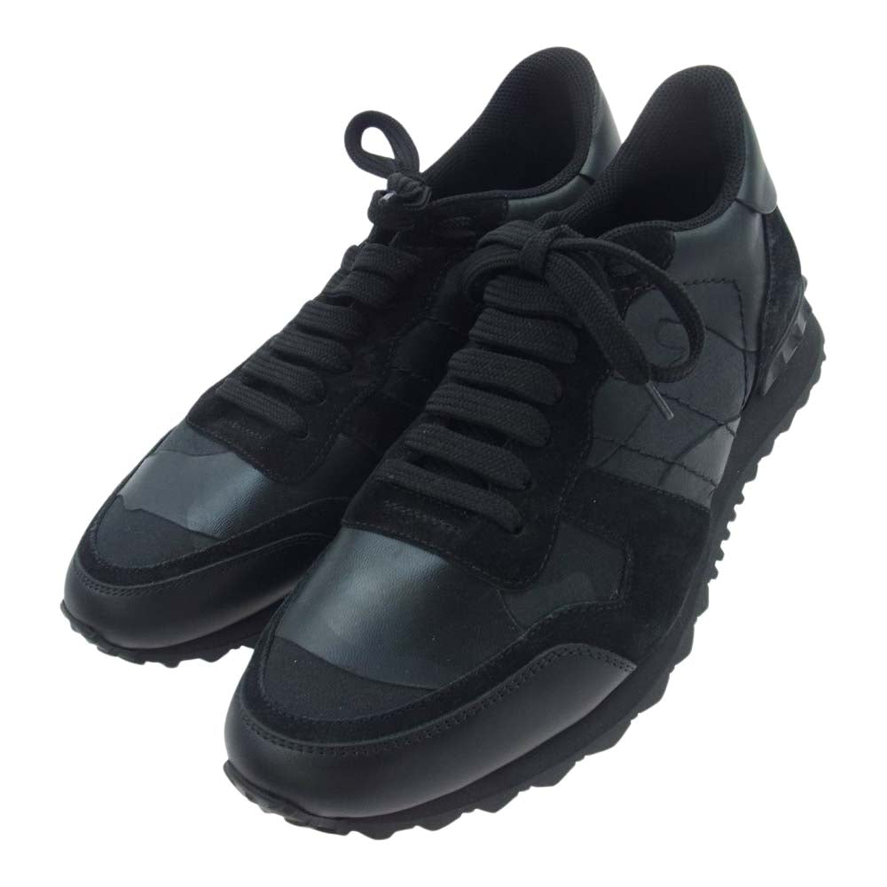 VALENTINO ヴァレンティノ Rock Runner ロックランナー スニーカー ブラック系 43【中古】