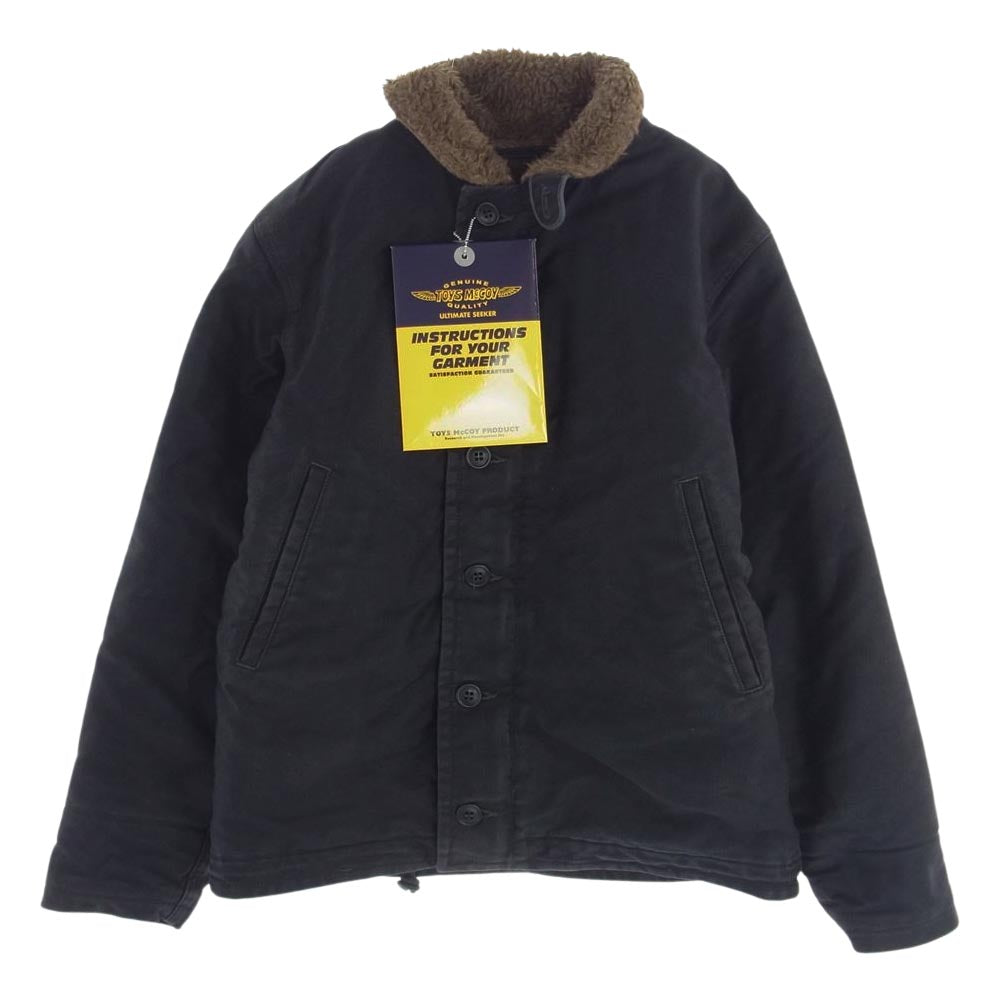 TOY'S McCOY トイズマッコイ N-1 DECK JACKET NAVY VER デッキ ジャケット ネイビー ブラック系 36【中古】