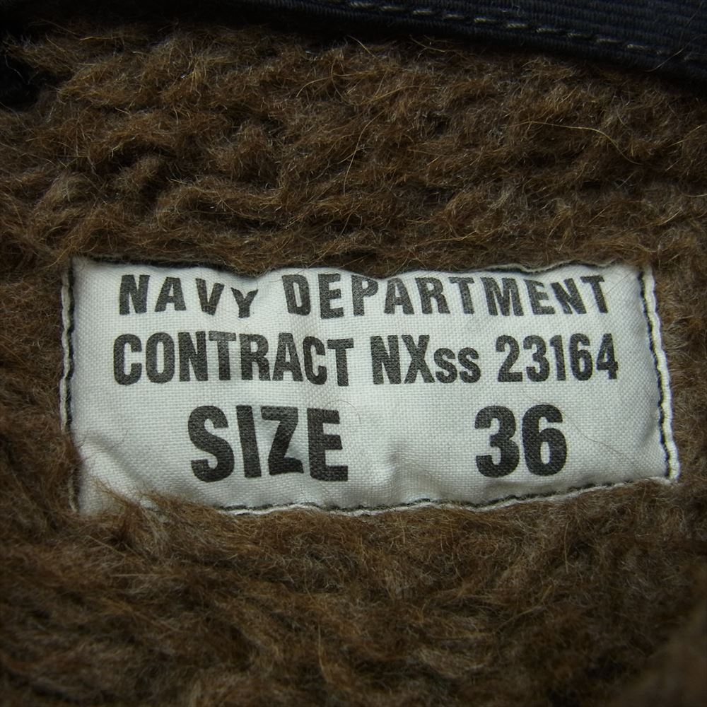 TOY'S McCOY トイズマッコイ N-1 DECK JACKET NAVY VER デッキ ジャケット ネイビー ブラック系 36【中古】