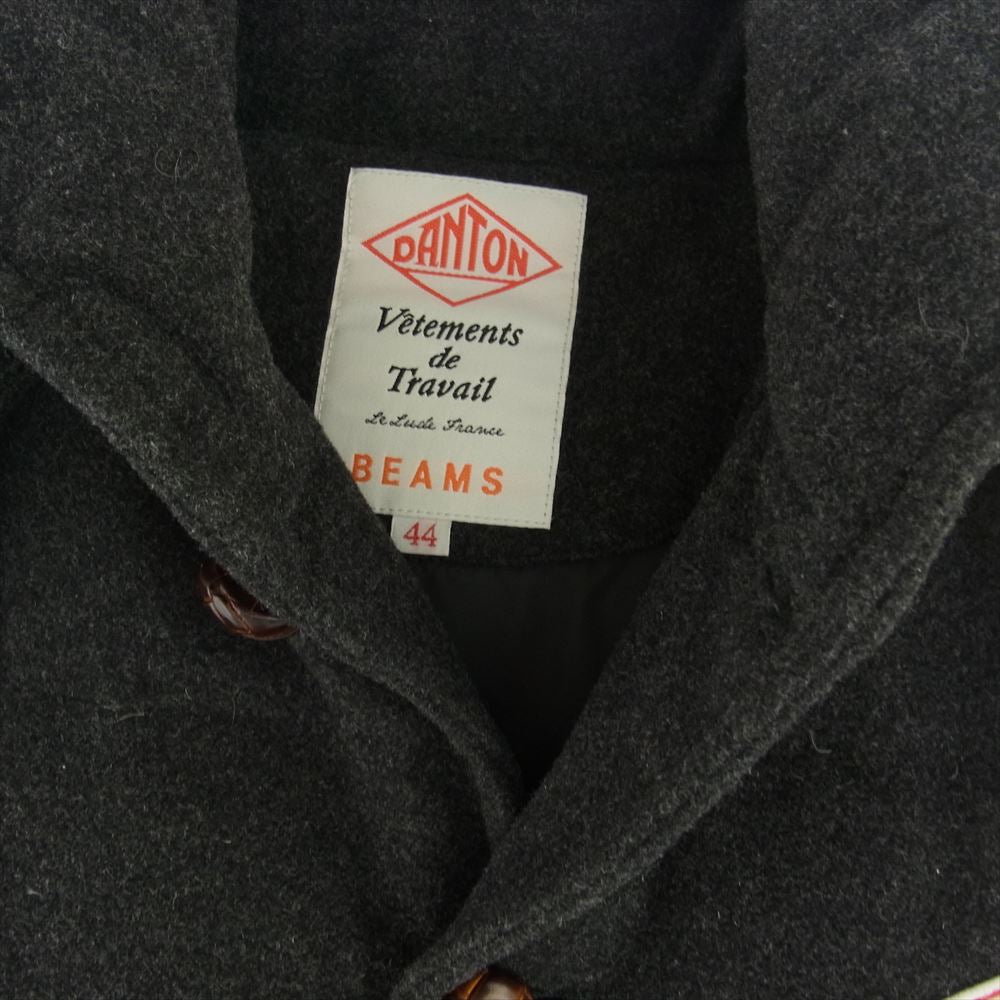 Danton ダントン JD-8852 BEAMS ビームス 別注  DOWN VEST ダウン ベスト グレー系 44【中古】
