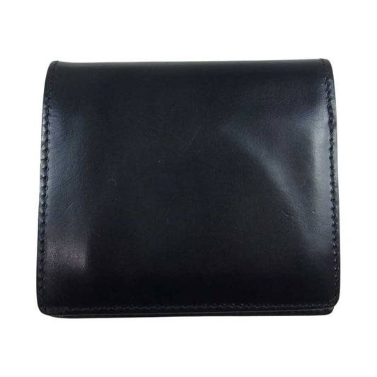 PORTER ポーター 吉田カバン カジノ レザー ウォレット 二つ折り財布 ブラック系【中古】