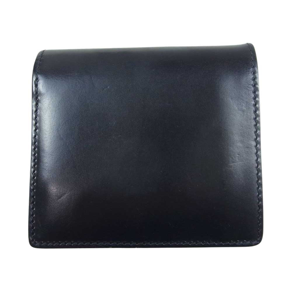 PORTER ポーター 吉田カバン カジノ レザー ウォレット 二つ折り財布 ブラック系【中古】