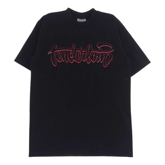 TENDERLOIN テンダーロイン PRO CLUB TEE BS ボルネオスカル ロゴプリント 半袖 Tシャツ ブラック系 L【中古】