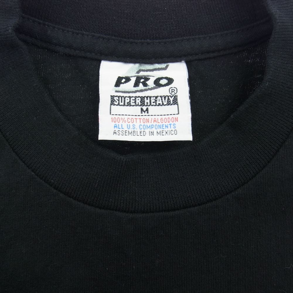 TENDERLOIN テンダーロイン PRO CLUB TEE BS ボルネオスカル ロゴプリント 半袖 Tシャツ ブラック系 L【中古】