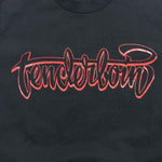 TENDERLOIN テンダーロイン PRO CLUB TEE BS ボルネオスカル ロゴプリント 半袖 Tシャツ ブラック系 L【中古】