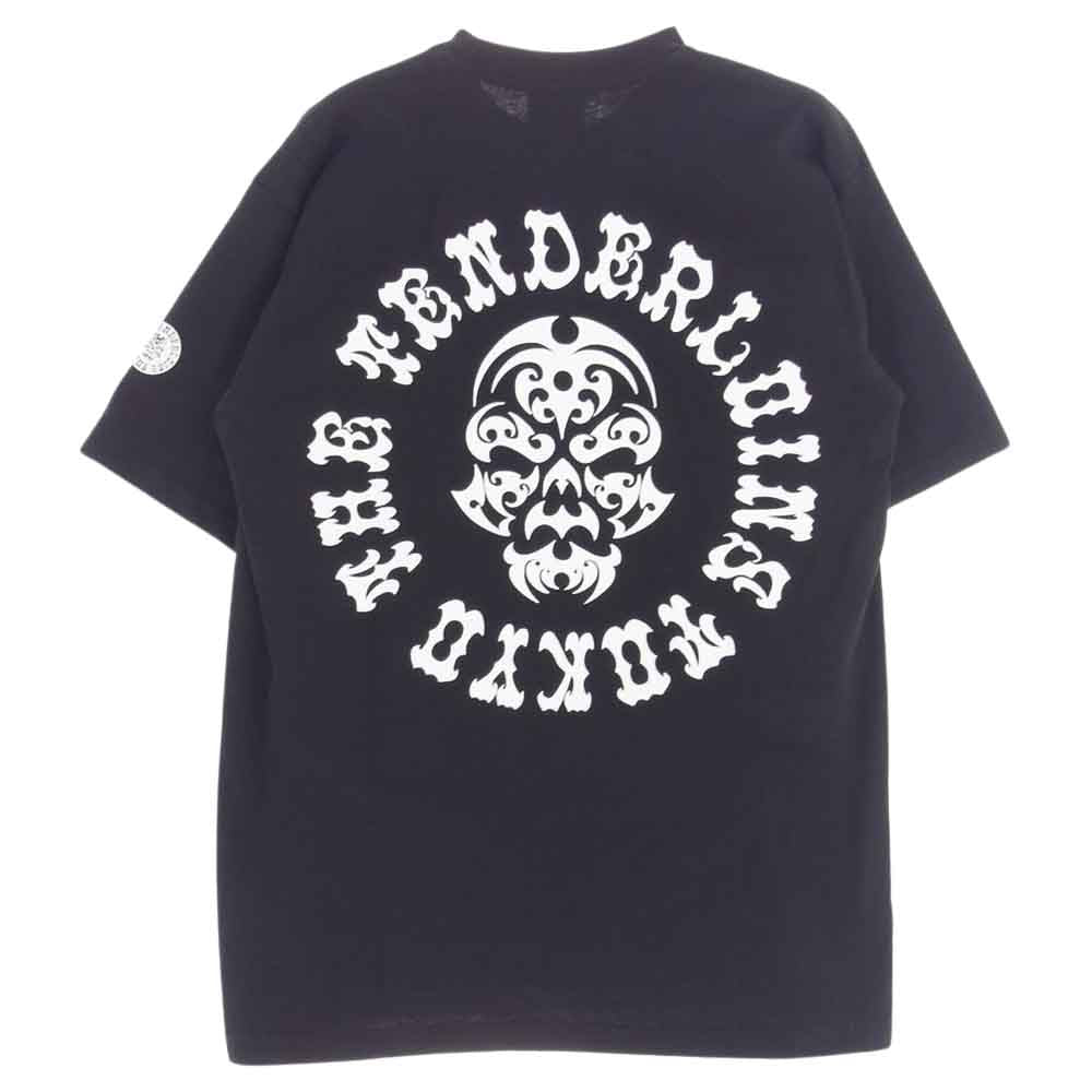 TENDERLOIN テンダーロイン PRO CLUB TEE BS ボルネオスカル ビッグ プリント 半袖 Tシャツ ブラック系 M【中古】