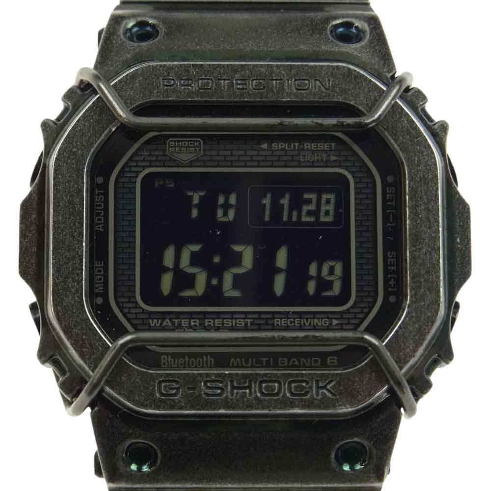 CASIO G-SHOCK カシオ ジーショック GMW-B5000V-1JR FULL METAL フルメタル エイジド加工 デジタル ソーラー電波 腕時計 ウォッチ ブラック系【中古】