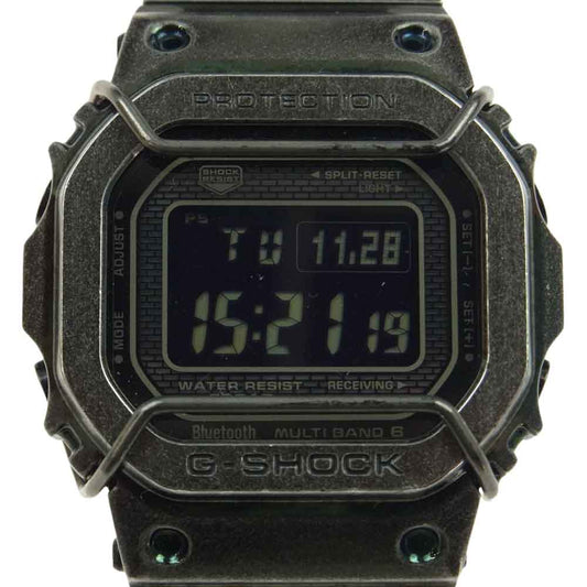 CASIO G-SHOCK カシオ ジーショック GMW-B5000V-1JR FULL METAL フルメタル エイジド加工 デジタル ソーラー電波 腕時計 ウォッチ ブラック系【中古】
