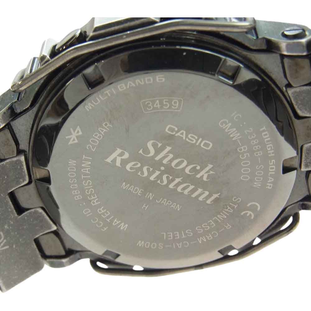 CASIO G-SHOCK カシオ ジーショック GMW-B5000V-1JR FULL METAL フルメタル エイジド加工 デジタル ソーラー電波 腕時計 ウォッチ ブラック系【中古】