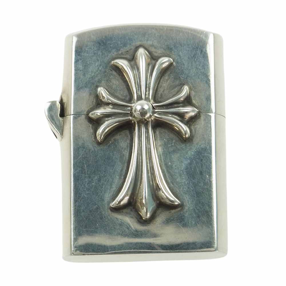 CHROME HEARTS クロムハーツ（原本無） ZIPPO LIGHTERZ-V1 スモール CHクロス ジッポ ライター シルバー系【中古】