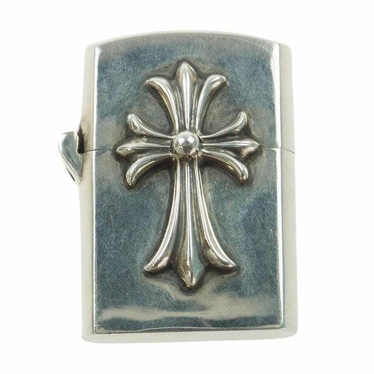 CHROME HEARTS クロムハーツ（原本無） ZIPPO LIGHTERZ-V1 スモール CHクロス ジッポ ライター シルバー系【中古】