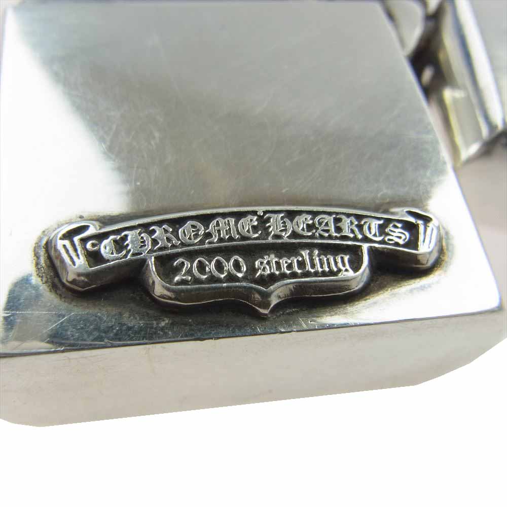 CHROME HEARTS クロムハーツ（原本無） ZIPPO LIGHTERZ-V1 スモール CHクロス ジッポ ライター シルバー系【中古】