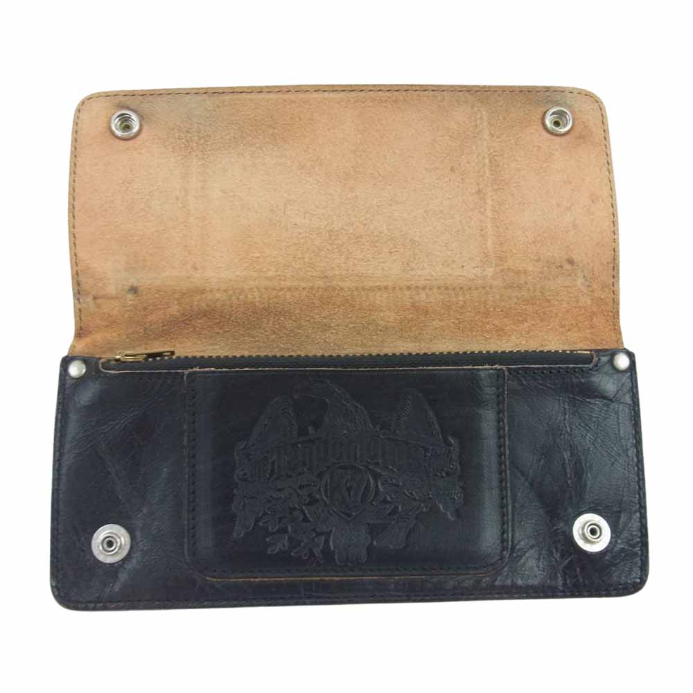 TENDERLOIN テンダーロイン PORTER ポーター T-WALLET CHAIN レザー ウォレット ウォレットチェーン ブラック系【中古】