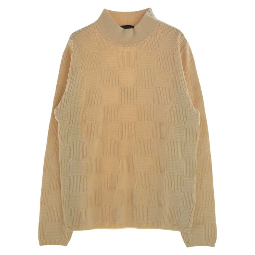 LOUIS VUITTON ルイ・ヴィトン VCCM08 AMERICAS CUP アメリカ カップ ニット セーター 肩ジップ オフホワイト系 XL【中古】
