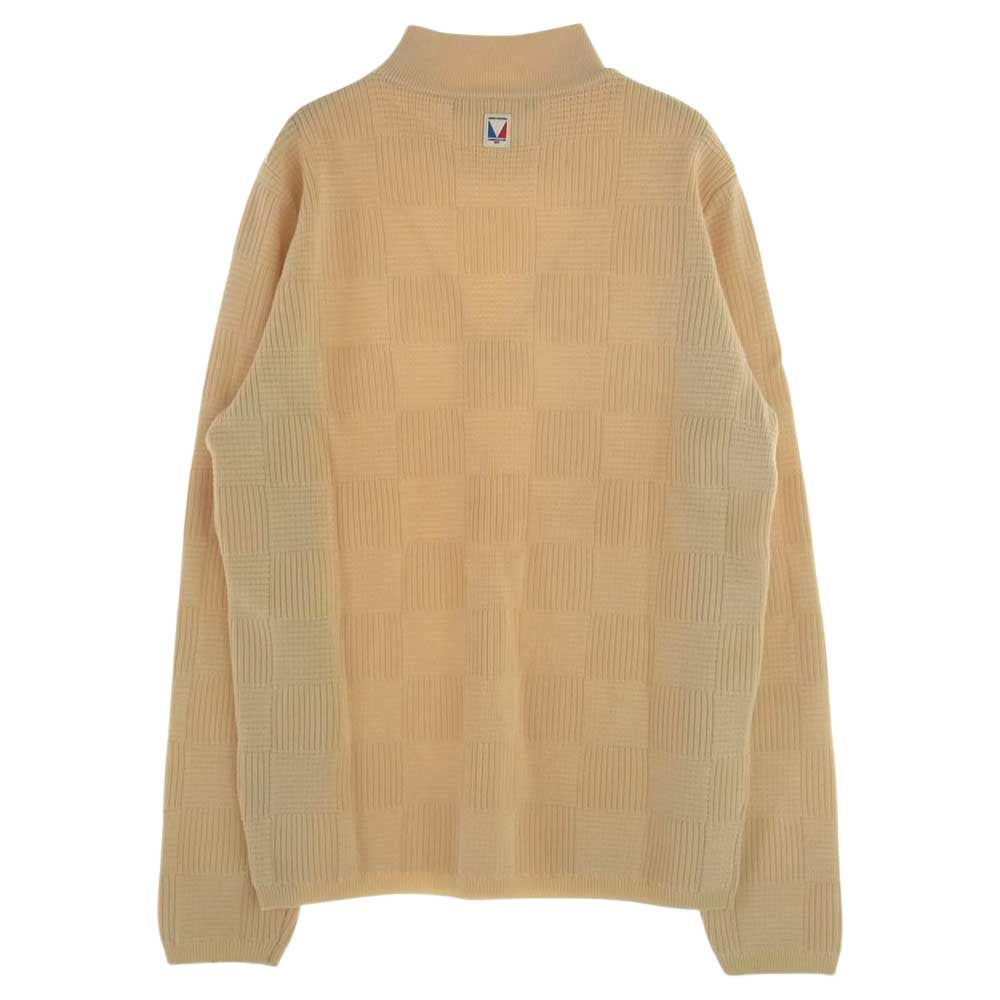 LOUIS VUITTON ルイ・ヴィトン VCCM08 AMERICAS CUP アメリカ カップ ニット セーター 肩ジップ オフホワイト系 XL【中古】