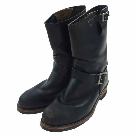 RED WING レッドウィング PT91 ENGINEER BOOTS エンジニア ブーツ ブラック系 10D【中古】