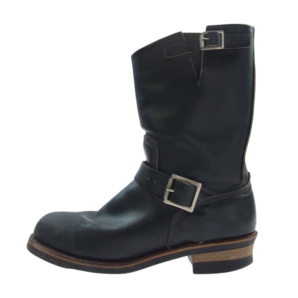 RED WING レッドウィング PT91 ENGINEER BOOTS エンジニア ブーツ ブラック系 10D【中古】