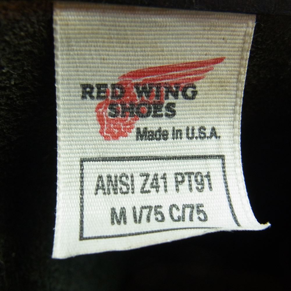 RED WING レッドウィング PT91 ENGINEER BOOTS エンジニア ブーツ ブラック系 10D【中古】