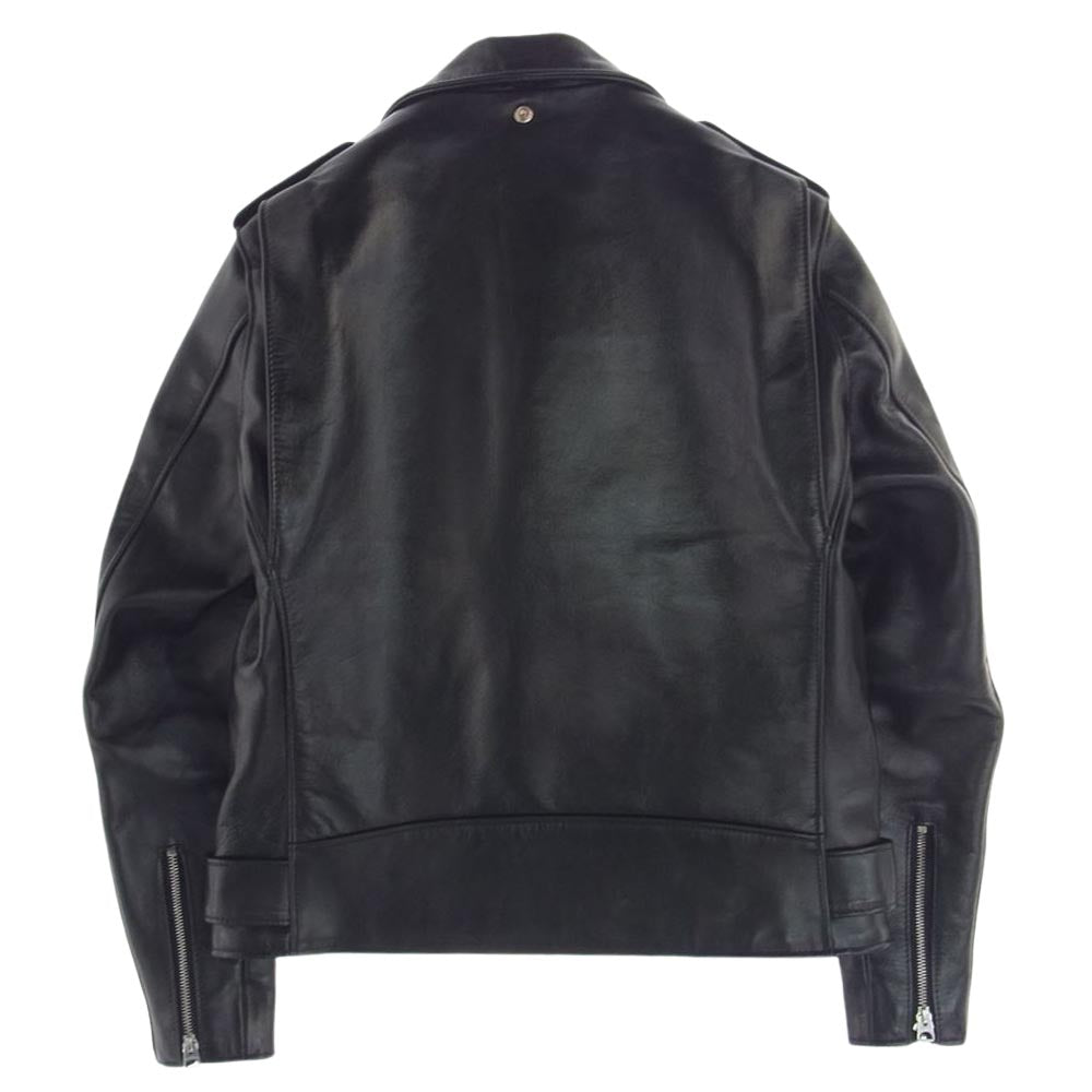 schott ショット 613UHT HORSEHIDE ONESTAR TALL USA製 ホースハイド ワンスター トール レザー ライダース ジャケット ブラック系 40【美品】【中古】