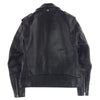 schott ショット 613UHT HORSEHIDE ONESTAR TALL USA製 ホースハイド ワンスター トール レザー ライダース ジャケット ブラック系 40【美品】【中古】